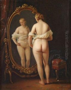 Femme Nue A Son Miroir Femme Nue A Son Miroir