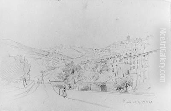 A View Of A Road Along The River Teppia Approaching Cori, South Ofrome - view 1