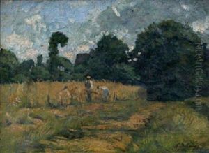 Les Foins by Louis Alexandre Dubourg