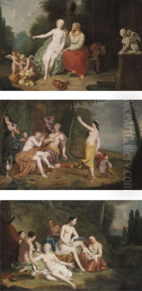 Vertumnus And Pomona; Diana And Her Nymphs; Bacchus And Ariadne - view 1