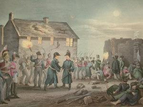 "wellington & Blucher", After John Augustus Atkinson, Publ June4th 1816 By Edward Orme, Bond St, London - view 1
