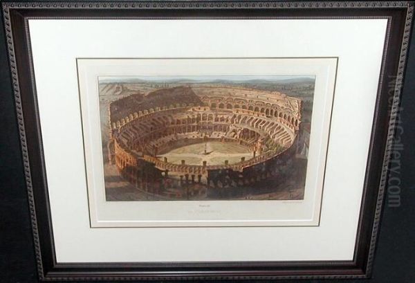 The Coliseum And Pyramid Of Caius Cestius - view 1