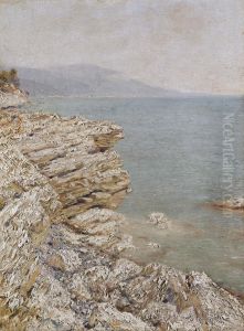 Cliffs by Nikolai Nikanorovich Dubovsky