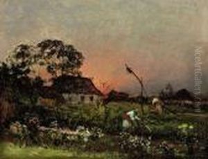 On The Farm by Nikolai Nikanorovich Dubovsky