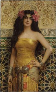 An Oriental Beauty by Cheri Francois Dubreuil