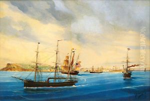 Navire Espagnol En Rade Du Havre