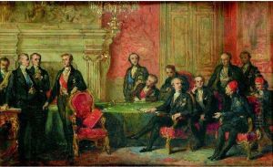 Esquisse Pour Le Congres De Paris by Edouard Louis Dubufe