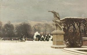 "le Parc De Versailles". by Albert-Lucien Dubuisson