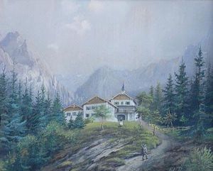 Mountain Landscape by Frantisek Ludvik Duchoslav