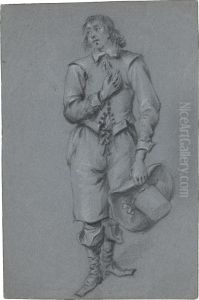 A Standing Man, Holding His Hat