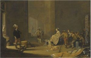 An Interior Of A Guardroom