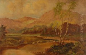 Jack M Ducker Oil On Board by Jack Ducker