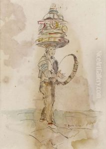Il Tamburinaio by Teodoro Duclere
