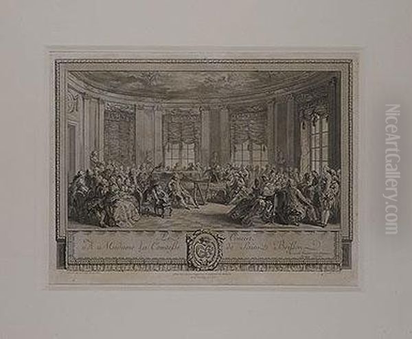 Le Bal Pare A Monsieur De Villemorien Fil / Le Concert A Madame La Comtesse De Saint Brison - view 1