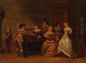 Scene De Concert by Jan, Johan Ducq
