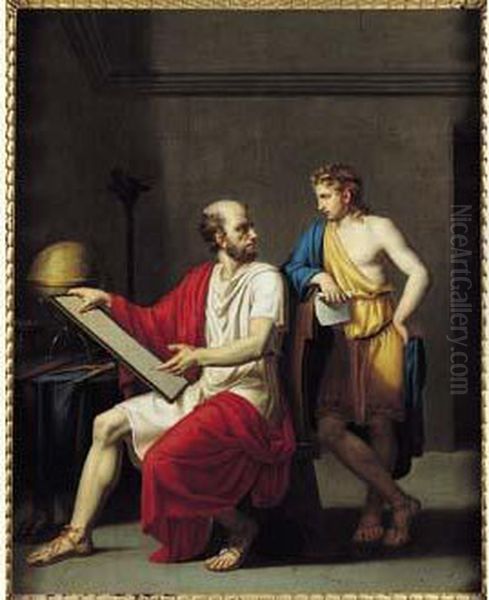 Aristote Instruisant Alexandre - view 1