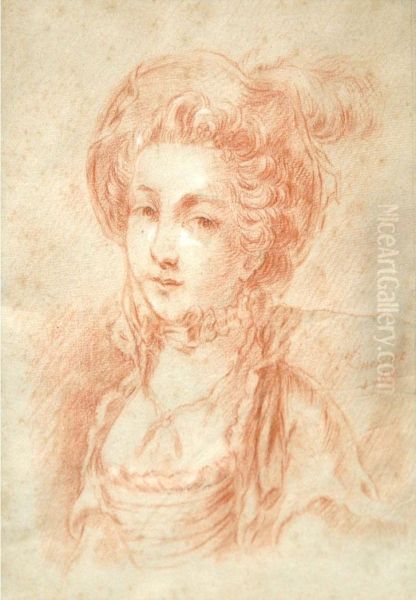 Portrait Of A Young Lady Said To Be Mademoiselle De Fonfrede - view 1