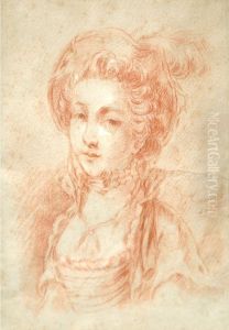 Portrait Of A Young Lady Said To Be Mademoiselle De Fonfrede by Joseph Ducreux