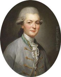 Portrait Of Count Charles Joseph De Pallu by Joseph Ducreux