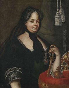 Empress Maria Theresia Dressed As A Widow.