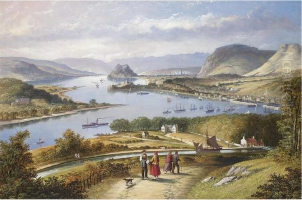 A View Of Perth With Dunbarton Rock Beyond - view 1