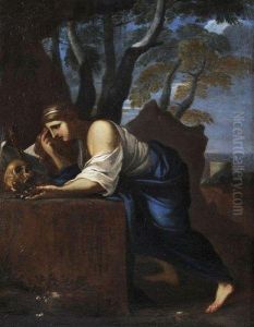 Allegorie De La Meditation by Rene Dudot