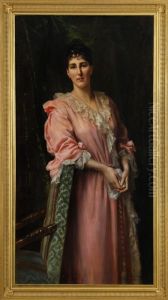 Elegante A La Robe Rose