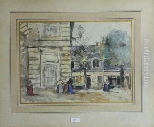 Sur La Place by Jacques-Edouard Dufeu