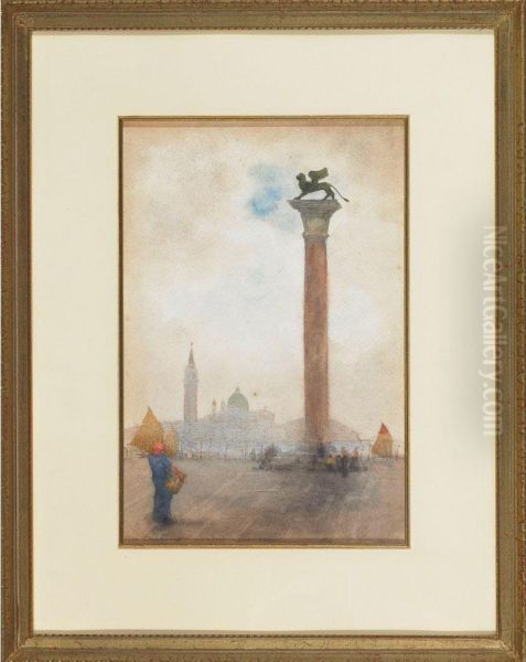 Woman In Piazza San Marco Square - view 1