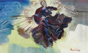 Dufy Allegorie Avec Les Anges by Raoul Dufy