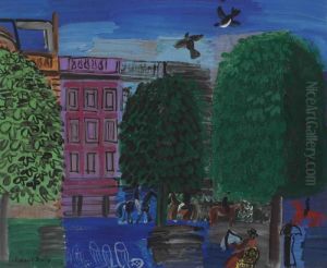 L'avenue Du Bois by Raoul Dufy