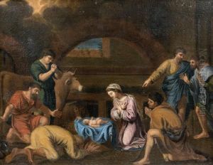 L'adoration Des Bergers by Charles Alphonse Dufresnoy