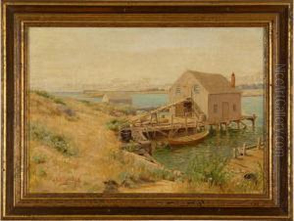 Fishing Shacks On A Harbor - view 1