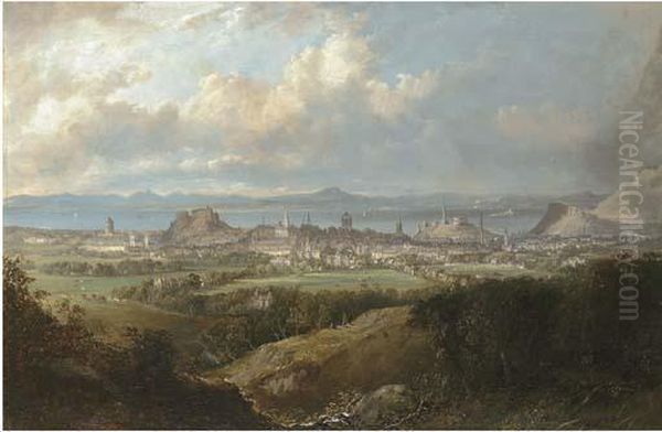View Of Edinburgh From The Braid Hills - view 1