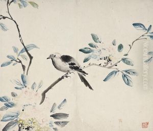 Flowers & Bird by Kim Duksin