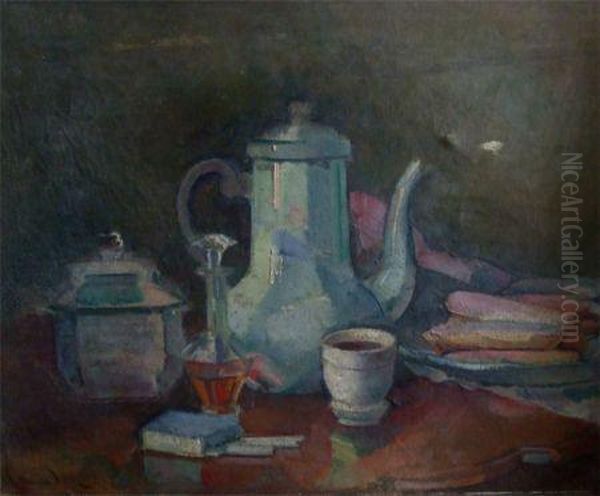 Still Life Study Of Coffee Pot
Sugar Bowl - view 1