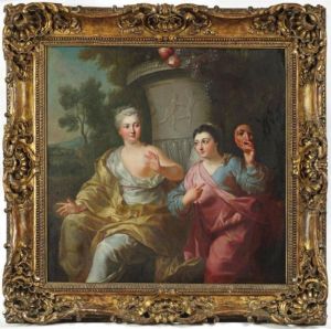 Vertumne Et Pomone by Pierre Dulin