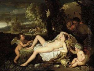 Venus Reclining In A Landscape