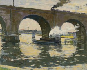 The Bridge (philadelphia) by John J. Dull
