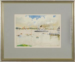 Harbor Scene Harbor Scene