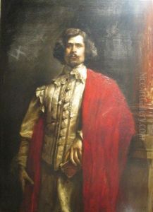 Portrait Of A Man With Red Cape