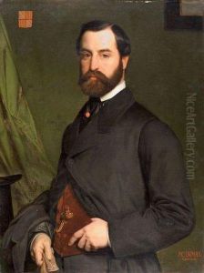Portrait D'homme En Habit Gris