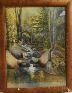 Woodland Brook by Joseph Owen Dummer