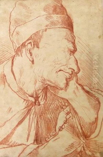 Portrait Of A Man With Rosary Beads - view 1