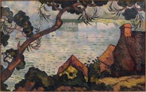 Normandie, Paysage De Bords De Mer by Pierre Dumont