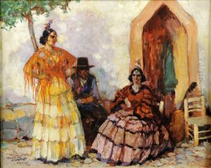 Au Quartier Des Gitanes A Grenade by Romeo Dumoulin