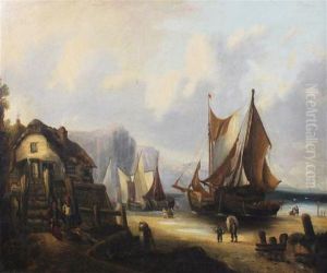 Fisherfolk On The Shore