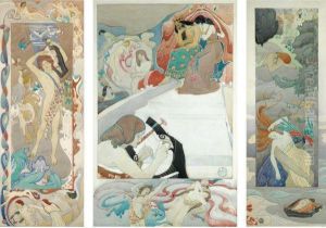 The Legend Of Orpheus - Design For Mural by John Mckirdy Duncan