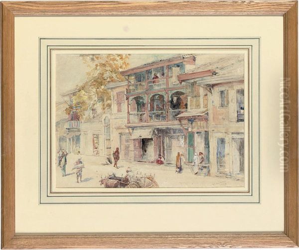 A Street In Bombay - view 1