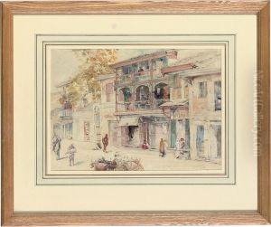 A Street In Bombay by Walter Duncan